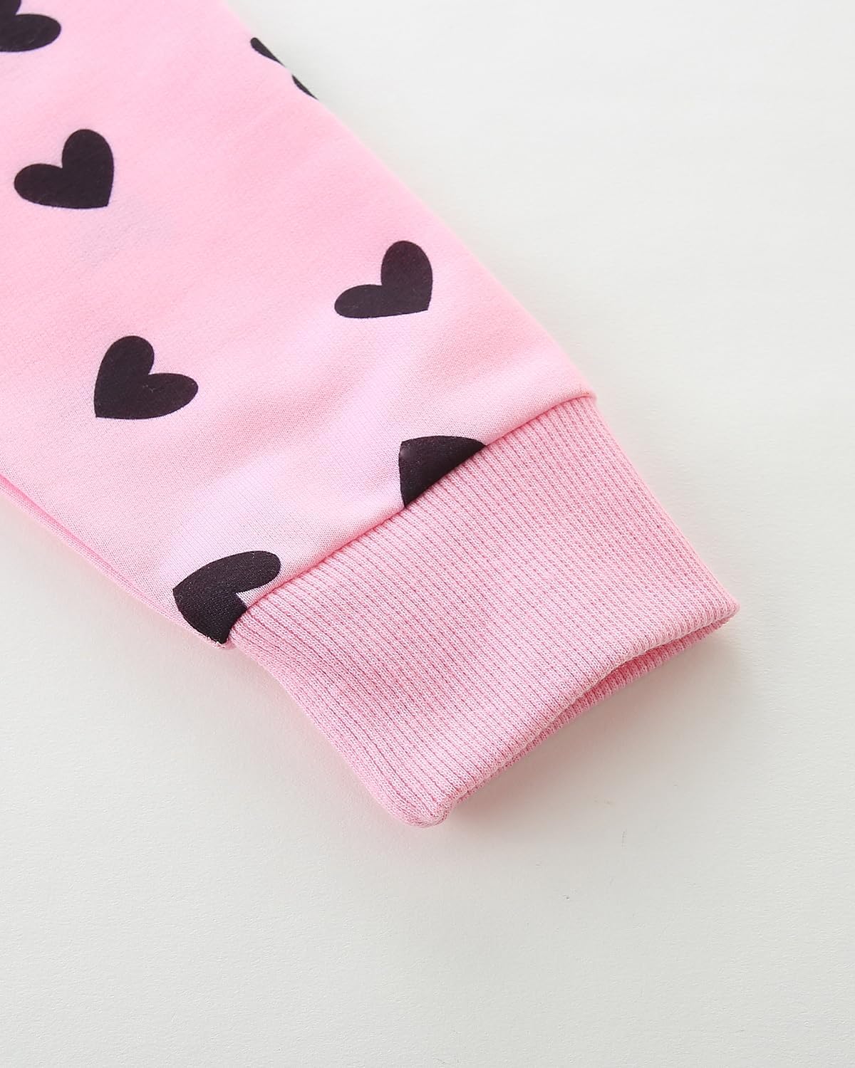 Little Girls Skirt Set Valentines Outfits Heart Sweatshirt Pleated Dress Toddler 2-Piece VDay Clothes 3-8 Years - Image 4