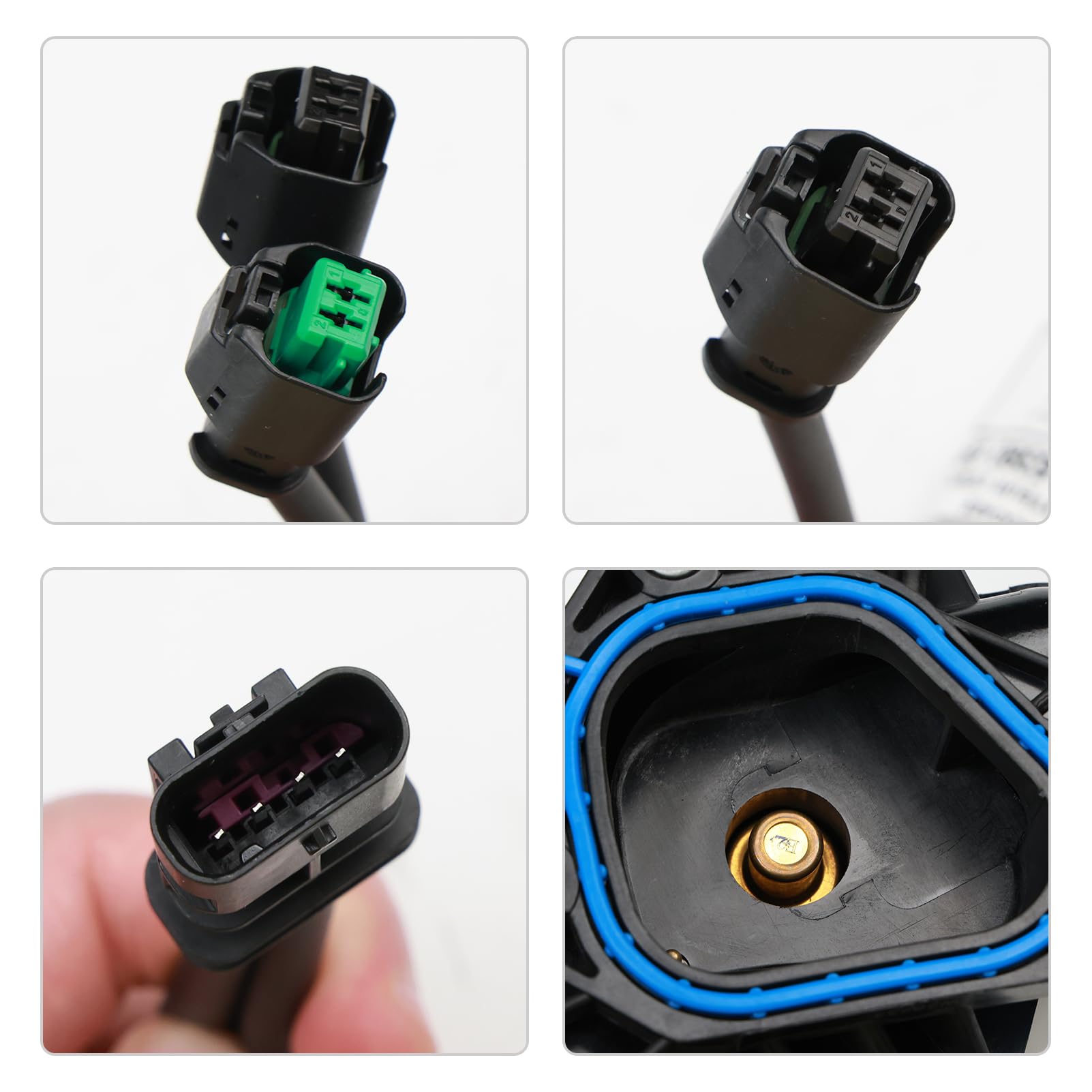 Termostato con carcasa + sensor + junta + cable para Berlingo 2, C3 2 Picasso, C3 2, C4 2, DS3; para 207, 308 I, 208 I, Partner 2, 2008 I 9808646980
