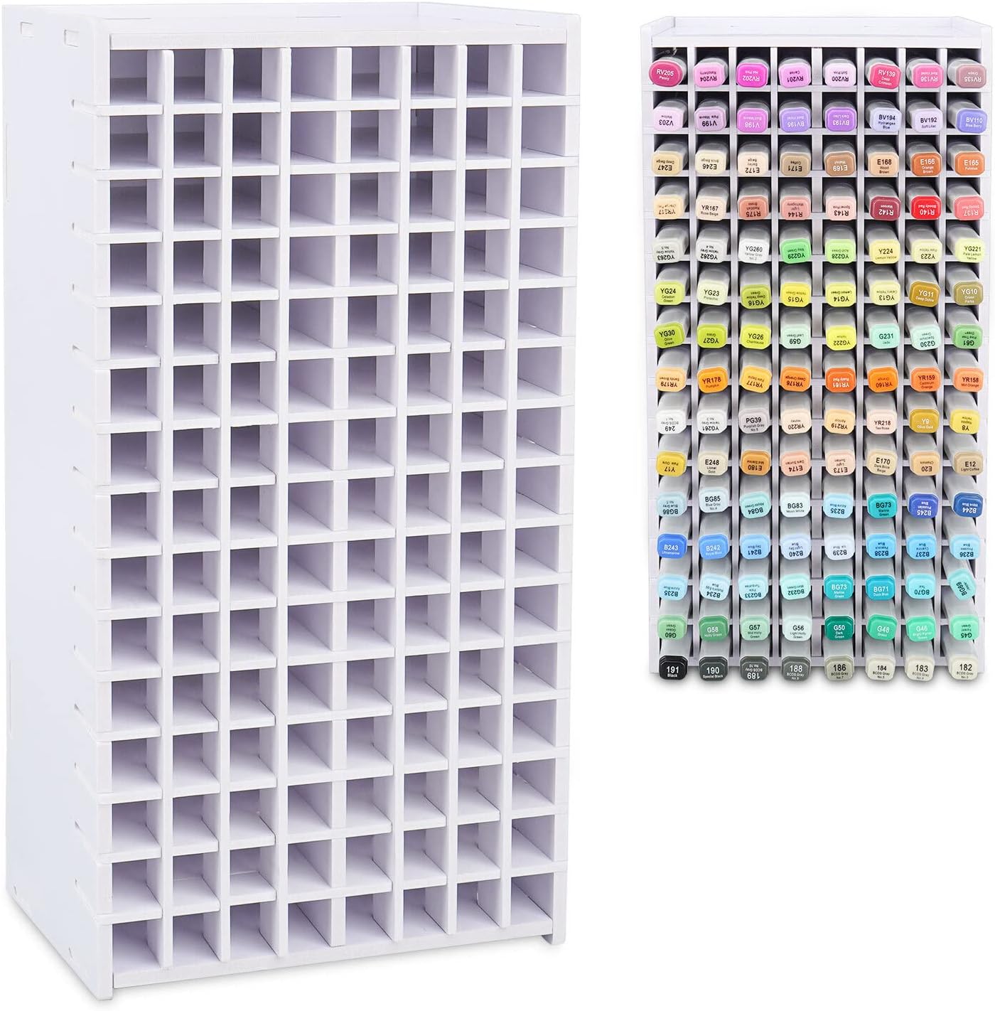 SANFURNEY Art Marker Storage Rack for 120 Markers