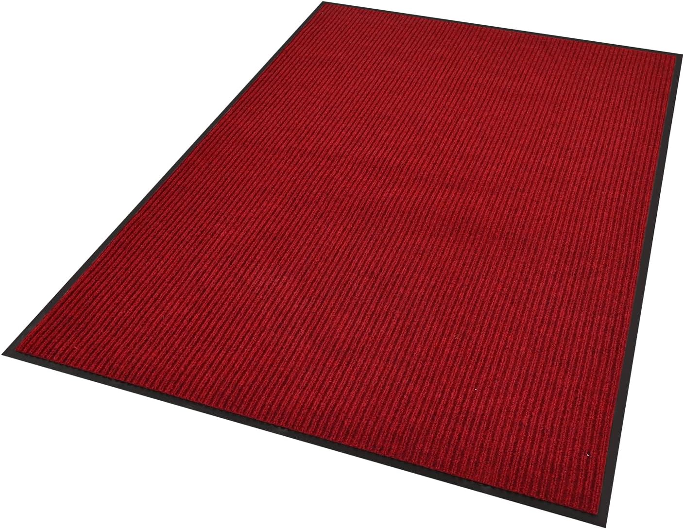 Front Door Mat,71"x 47" Indoor Outdoor Entrance Rug Floor Mats,Waterproof Non-Slip Rubber Backing Doormat for Entry/Patio/Porch-(Red)