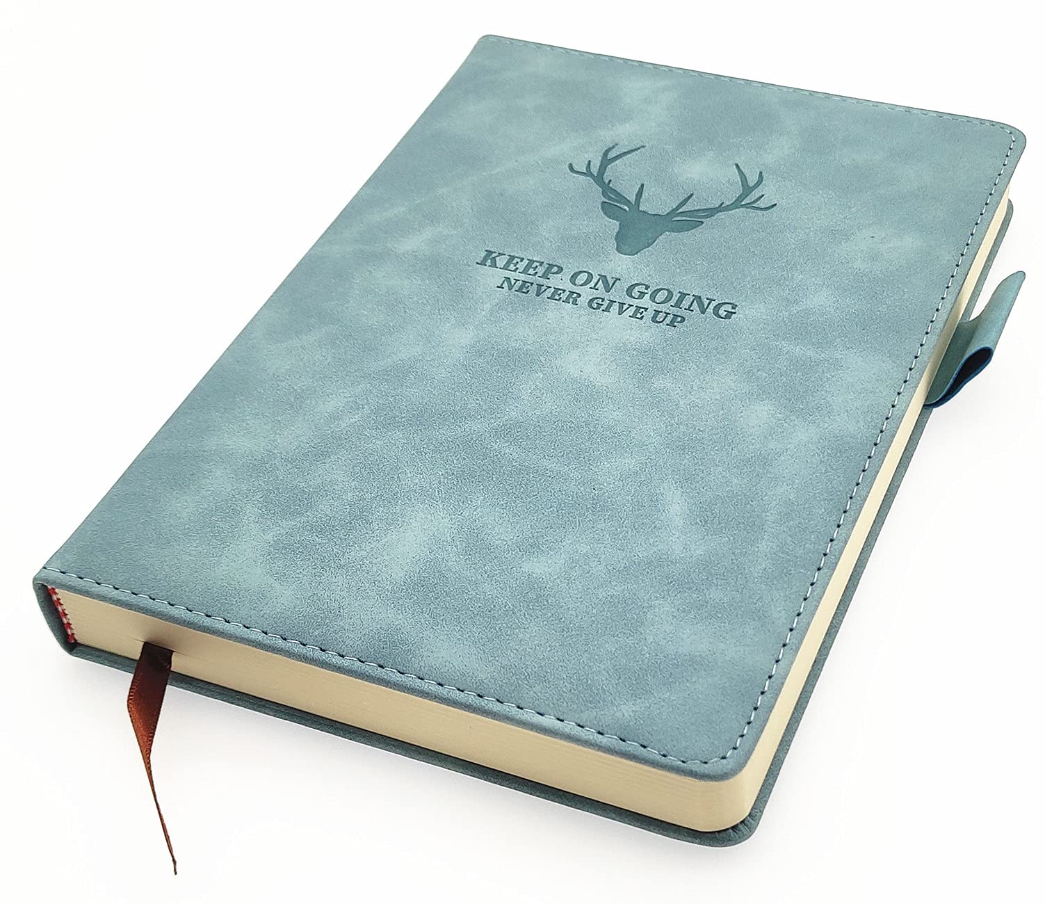 Carnet A5 tête de cerf en cuir synthétique un cadeau élégant pour écrivains