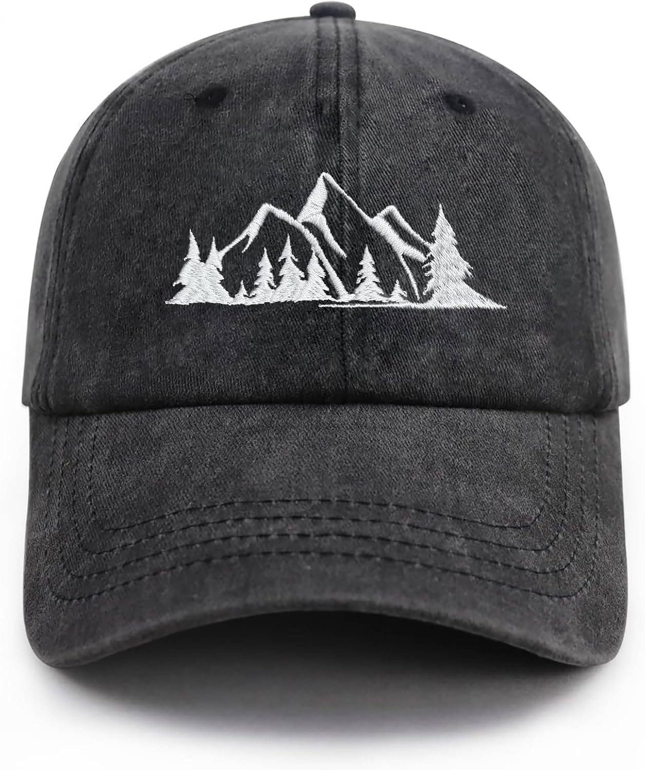 Mountain Trees Hat for Men Women