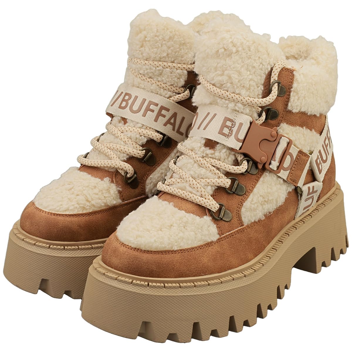 Buffalo Aspen Com Mid Warm, Boots Femme