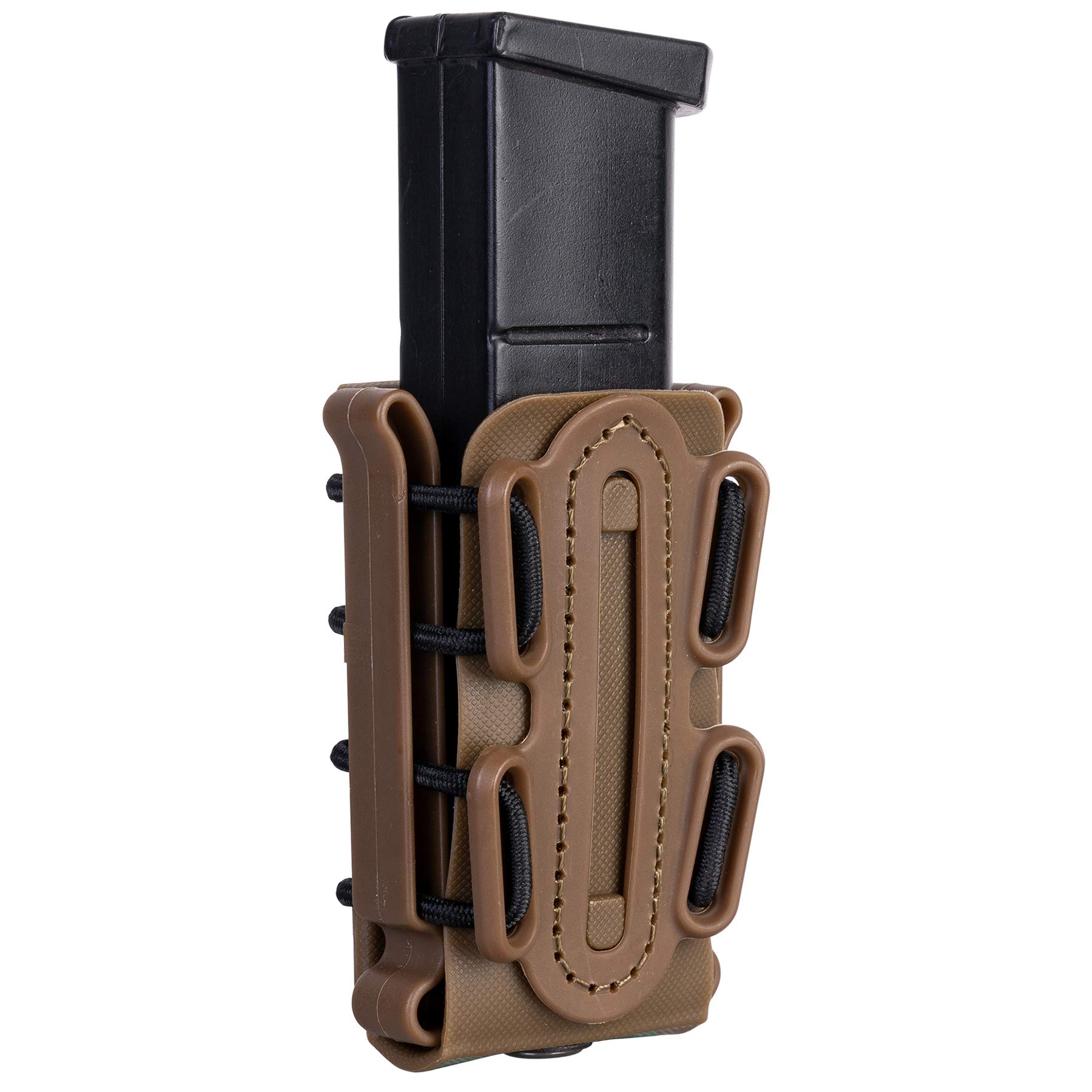 IDOGEAR 9mm Mag Pouches Pistol Magazine Pouch Soft Shell Magazine Pouch Tactical Mag Carrier for Belt