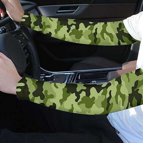 Vista 23 de CLOHOMIN Mangas para brazos, protección solar, mangas de compresión, cubierta de tatuaje para mujeres y hombres, manga deportiva atlética refrescante