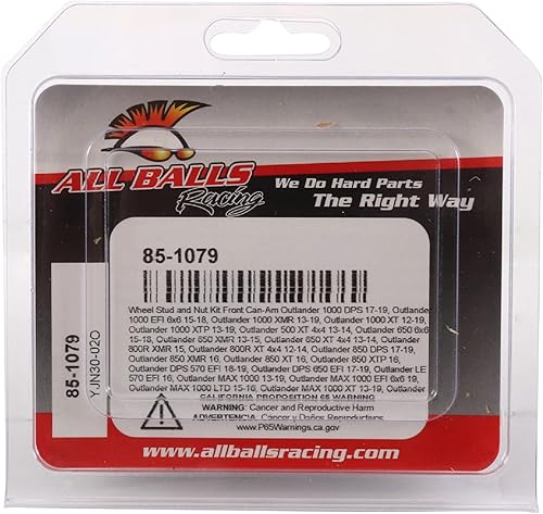 Miniatura 4 de All Balls 85-1079 Kit de tuerca y tuerca para rueda