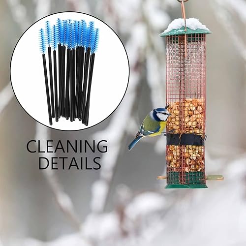 Miniatura 4 de Yardwe Cepillo de botella de colibrí, alimentadores de colibríes, 20 piezas, mini cepillo de tubo de nailon, piezas de alimentador de colibrí,