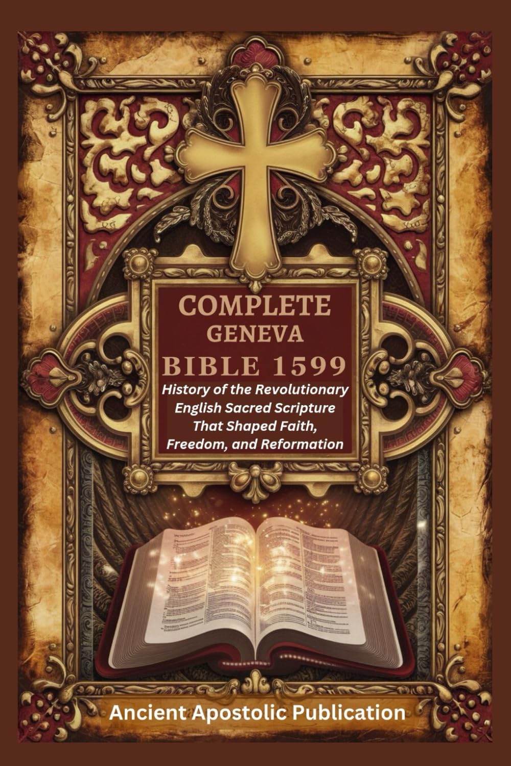 COMPLETE GENEVA BIBLE 1599: History of the Revolutionary English Sacred Scripture That Shaped Faith, Freedom, and Reformation
