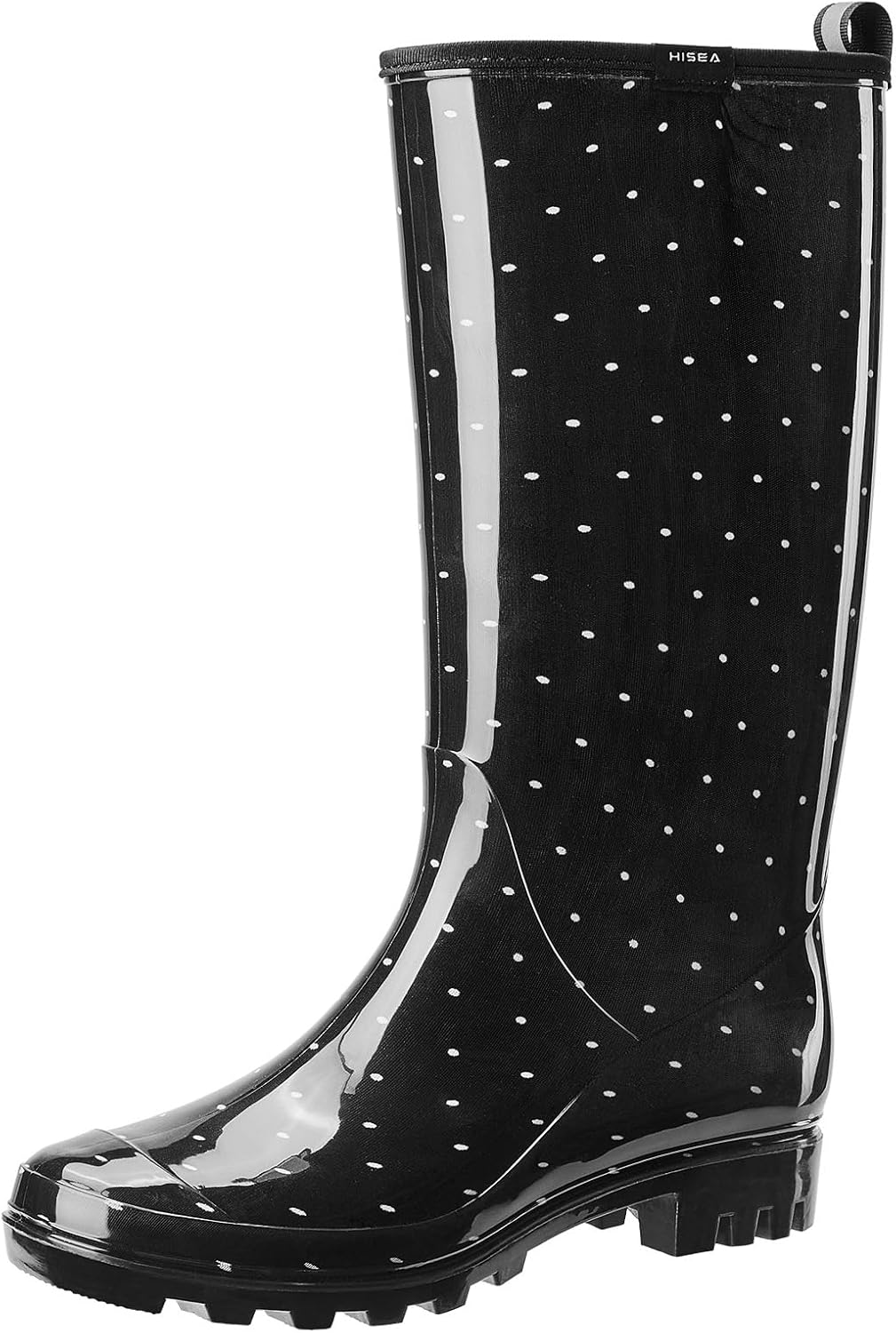 Polka Dot Print Black and White