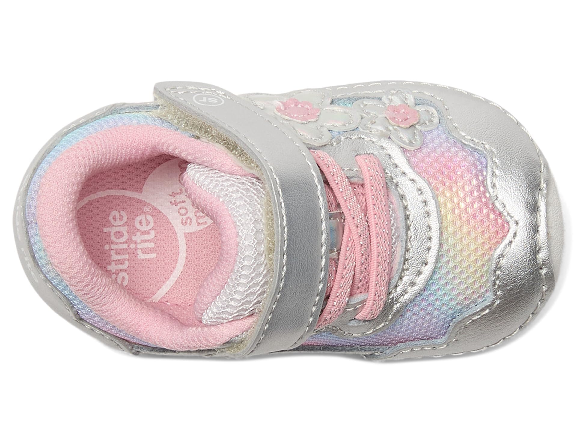Stride Rite Baby SM ROSA Sneaker, Rainbow, 3 US Unisex Infant