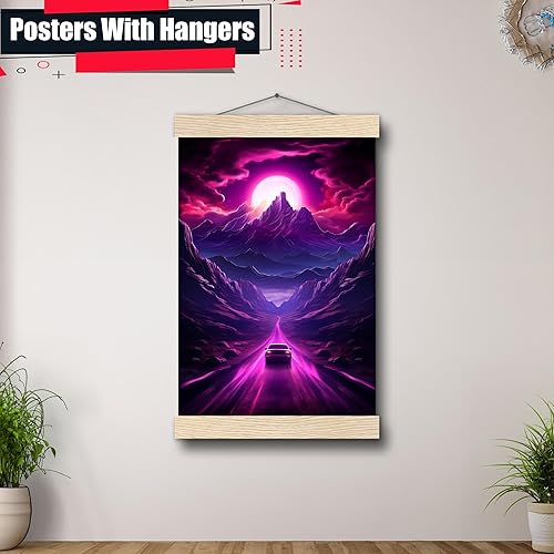 Miniatura 5 de Unique Synthwave Style Retro Art, 80s style art, framed poster print, guest room art, cool living room art, Large Wall Art, poster Prints