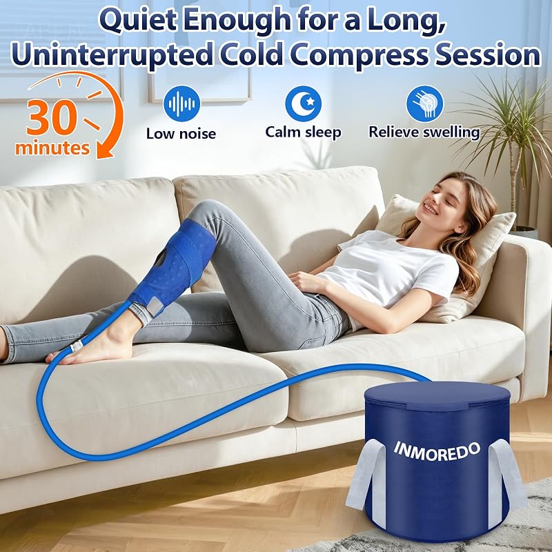 Inmoredo Ice Machine for Knee After Surgery 2.0 Programmable Upgrade Pump image 6