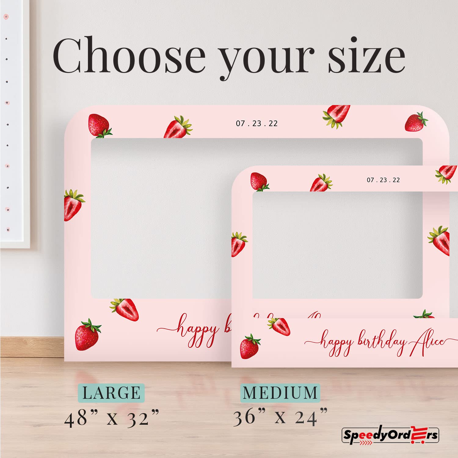 Amazon.com: Personalized Happy Birthday Photo Booth Frame