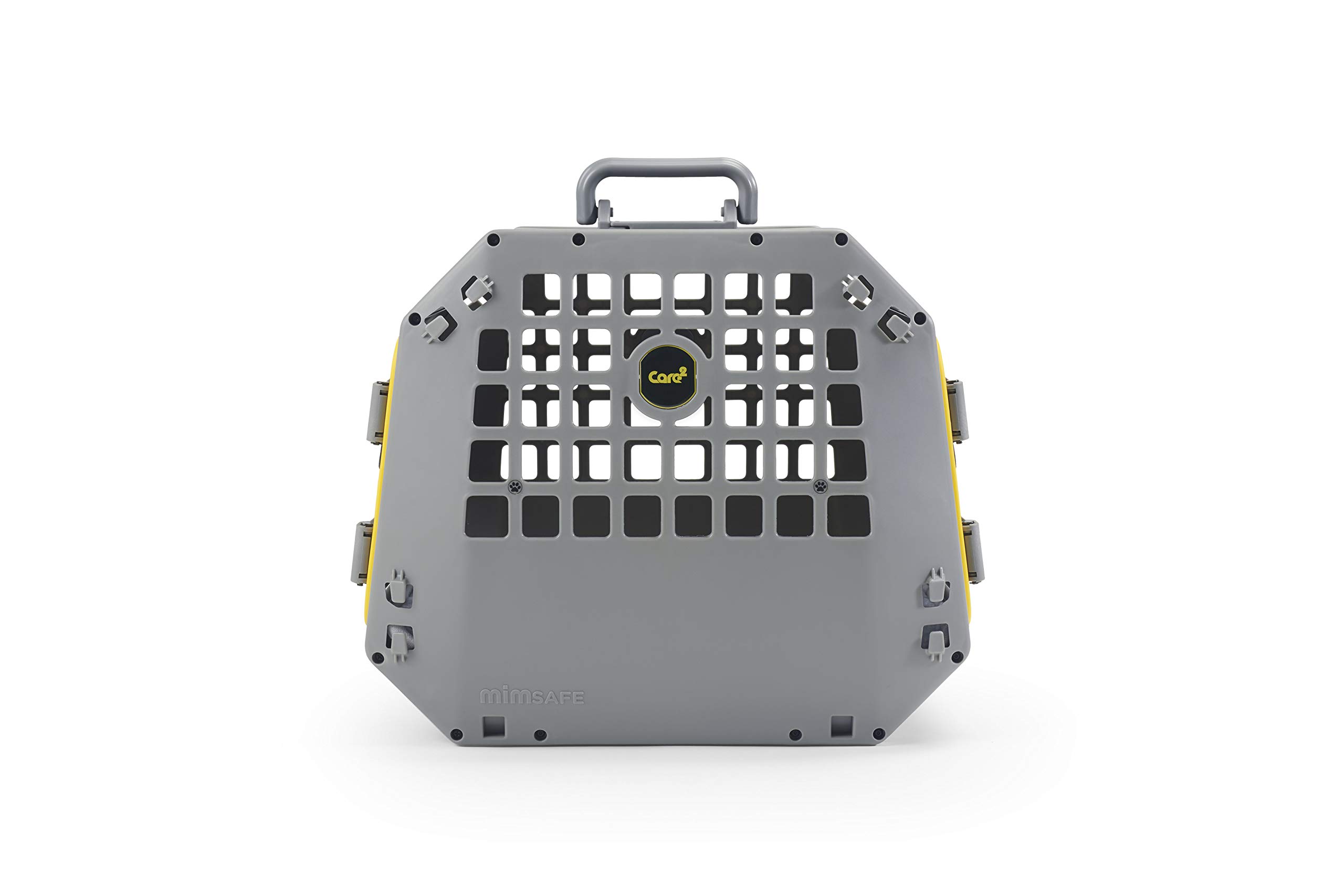 Hunde Transportbox Auto Care2 Kleinmetall Größe M, grau