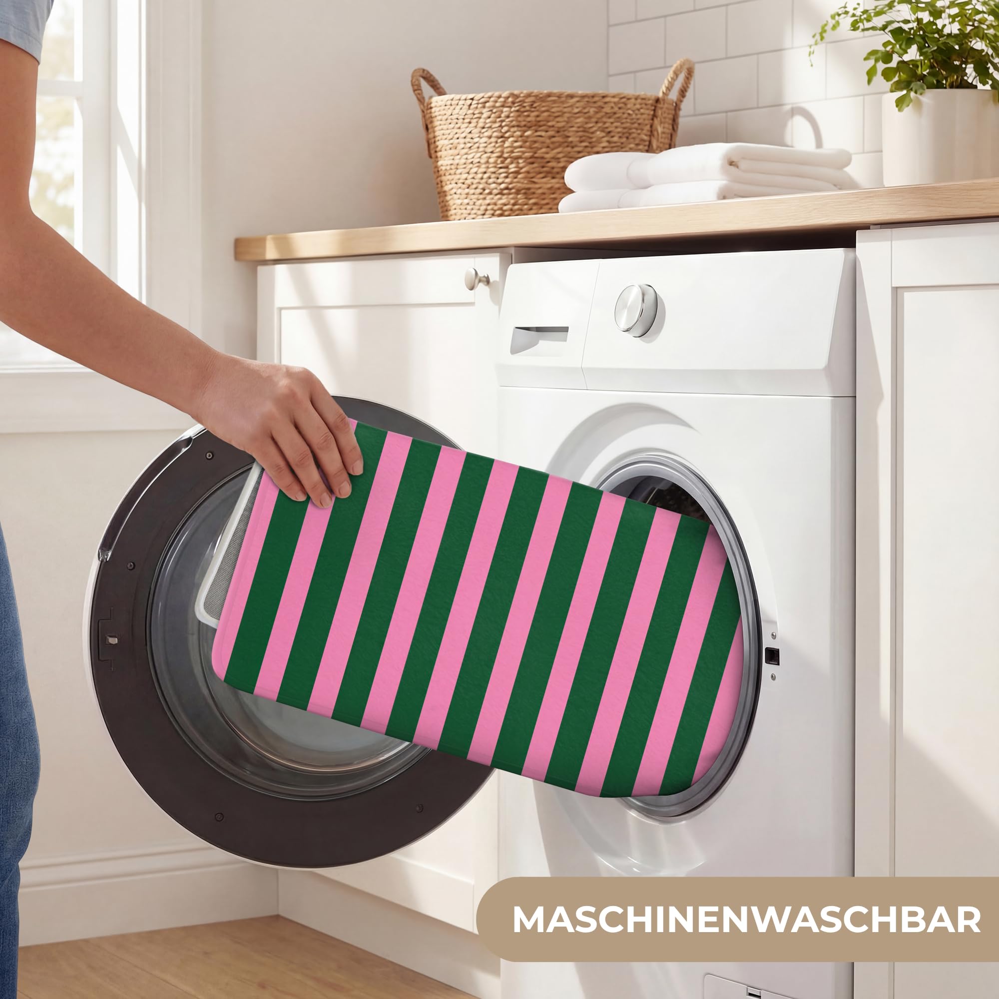 Badematte Badezimmerteppich Badezimmer Deko Duschvorleger