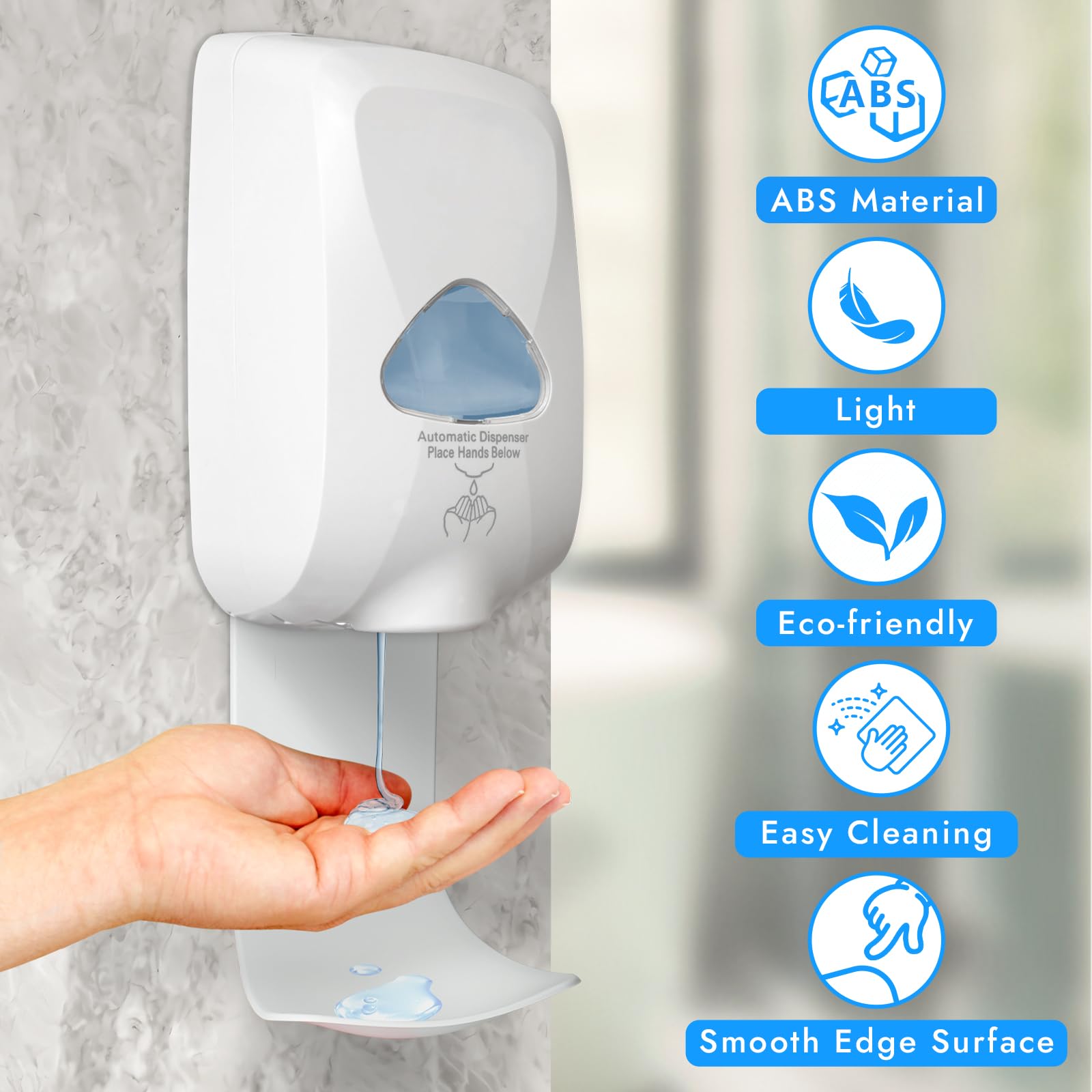 10 bandejas dispensadoras de goteo para montaje en pared, soporte dispensador de jabón, colector de goteo de detergente para ropa que evita goteos y pulverizaciones, fácil de limpiar (blanco)