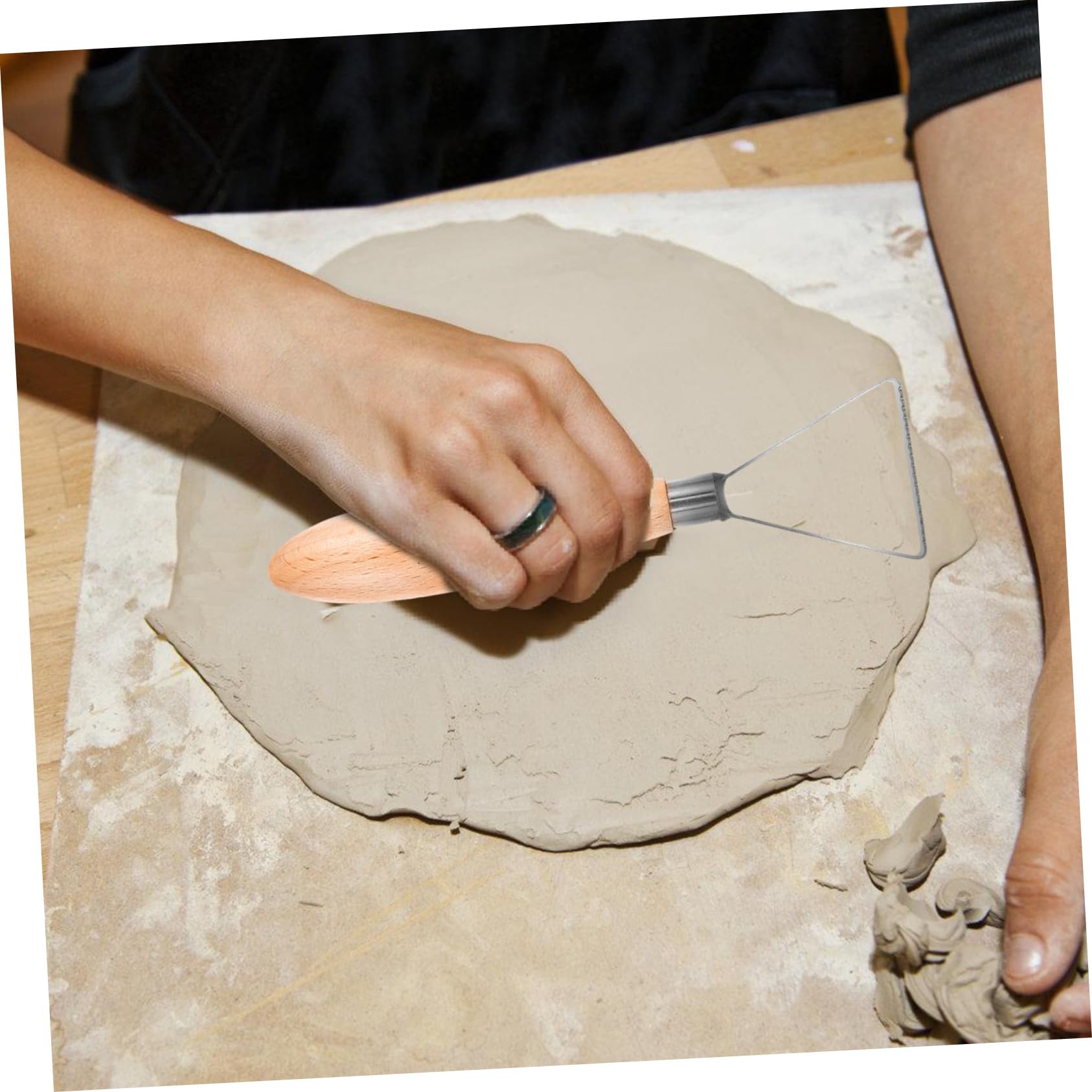 DOITOOL 3 series Raspador De Barro Fabricación De Arcilla Polimérica Herramientas Para Esculpir Raspado De Fondant Herramientas De Arcilla Herramientas Para Decorar 3 piezas*3