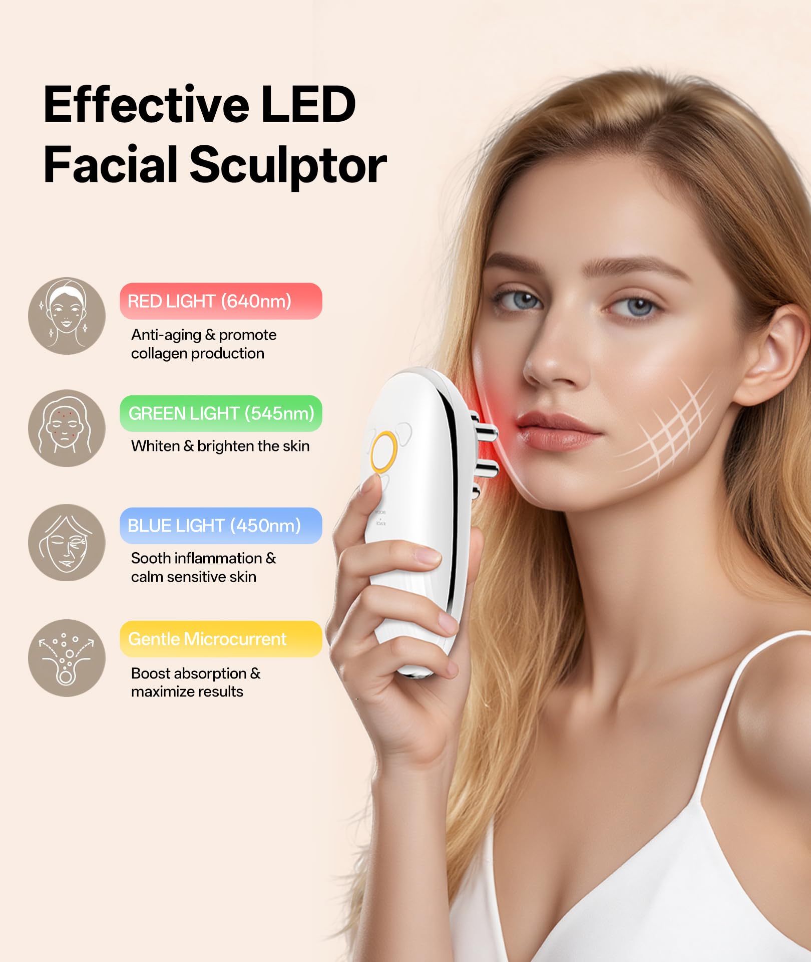 Dopsikn Body Sculpting Machine with Red Light Therapy for Face & Body, Cupping Therapy, Electric Cellulite Massage Tool with 2 Cups, Gift for Women, White: Pure White