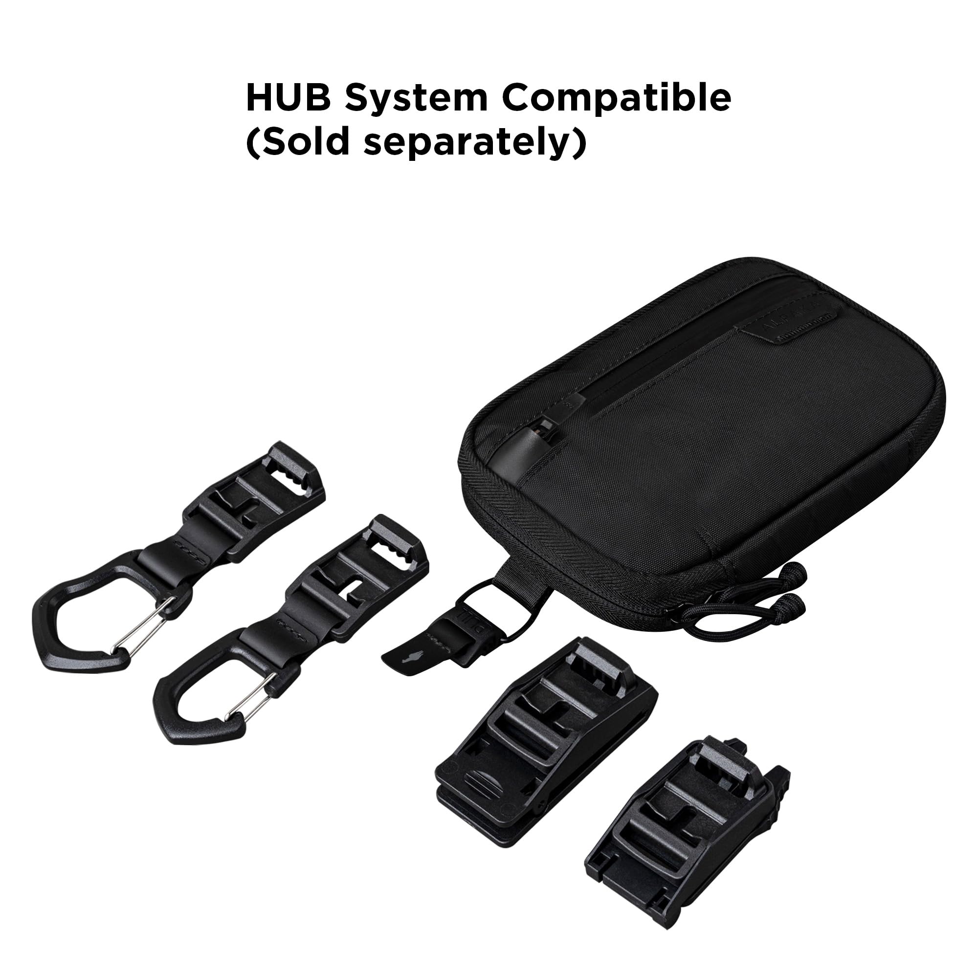 ALPAKA Admin Pouch Pro EDC Organizer Tool Pouch Black X-Pac X42 | Smooth Zipper Weatherproof Storage for Electronics Cables Travel Accessories product thumbnail 8