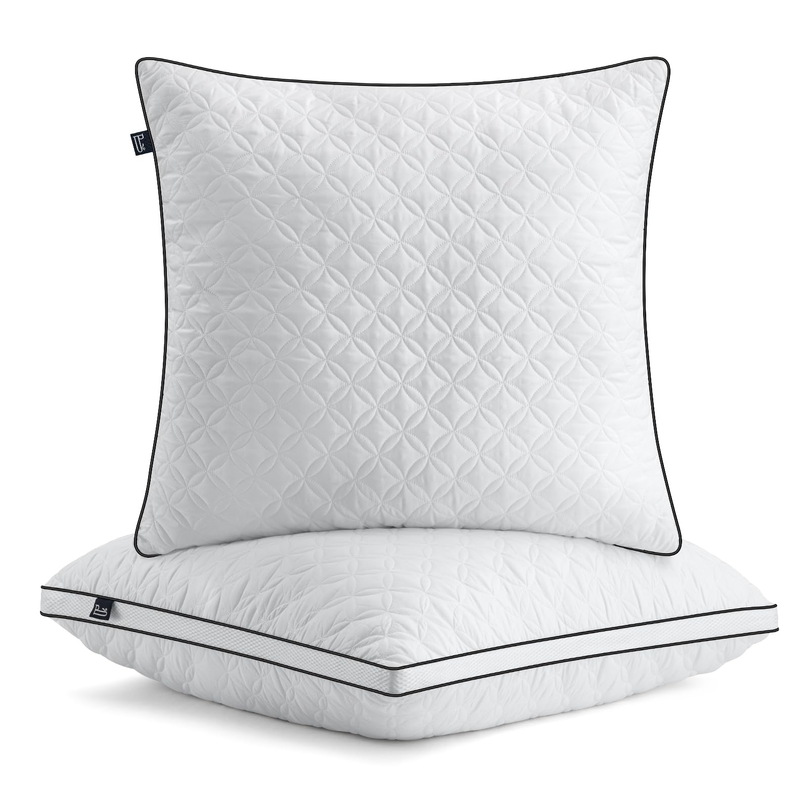 BedStory Kopfkissen 80x80cm 2er Set Kissen, Schlafkissen aus 2X1500g Mikrofasern, Atmungsaktive und waschbare Bettkissen,Ideal für Tiefen Erholsamen Schlaf,Öko-Tex Zertifiziert