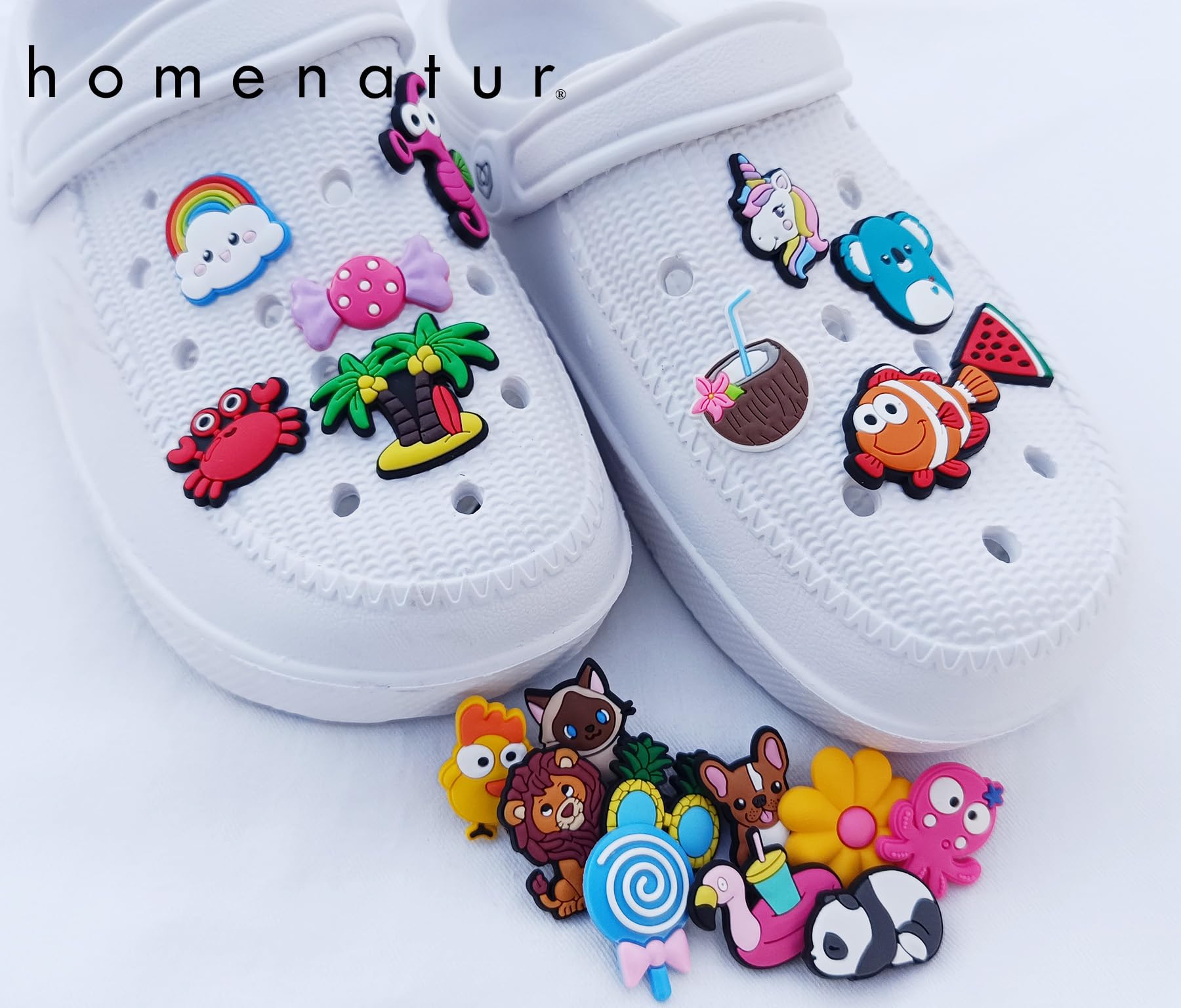 Pines para Crocs Zuecos Sanitarios - 20 Piezas - Pins Decorativos - Shoe Charms - Accesorios y Adornos para Zapatos - Mujer Hombre Niños - Sanidad Hostelería Trabajo Peluqueria