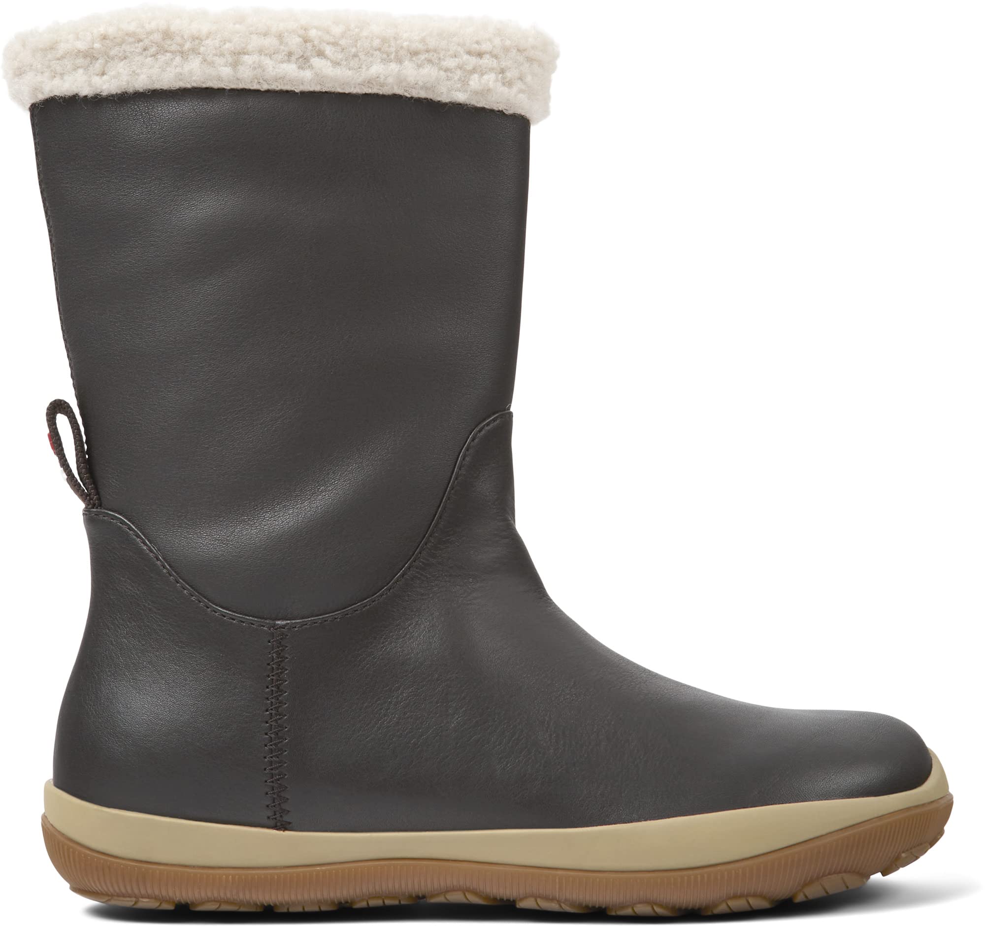 Camper Women's Peu Pista GM K400649 Mid Calf Boot, Brown 002, 5 UK