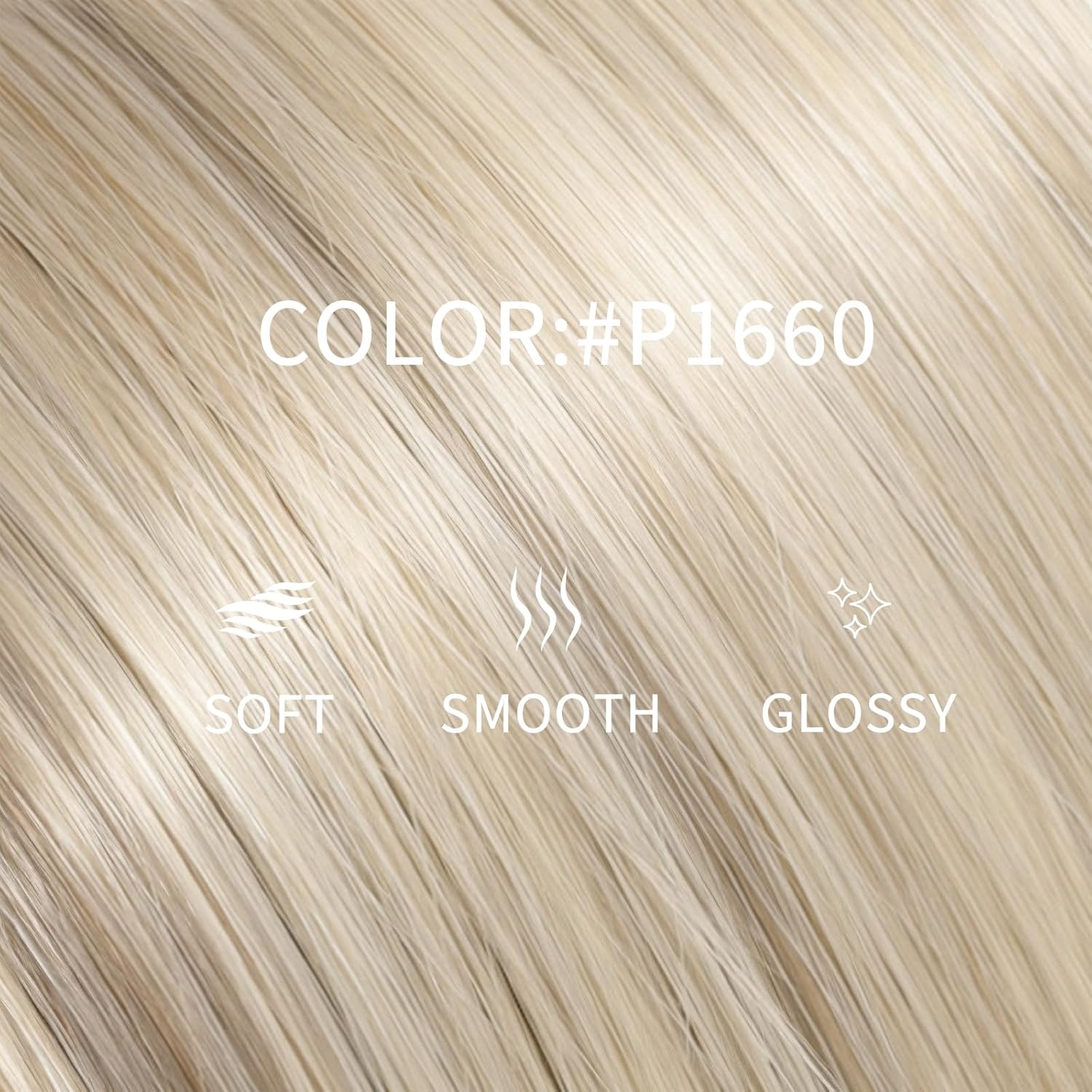 Remy-Hair Nano Bead Hair Extensions Human Hair 18Inch 40g/pack Nano Ring Hair Extensions Human Hair Color #P60/16 Grey Brown Mix Blonde Long Straight Invisible for Women