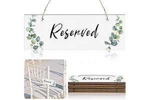 Reserved for Family Signs for Wedding