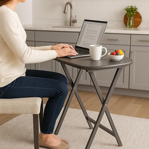 Miniatura 3 de Ergode Lucca - Juego de mesa de aperitivos de 5 piezas, color gris ostra