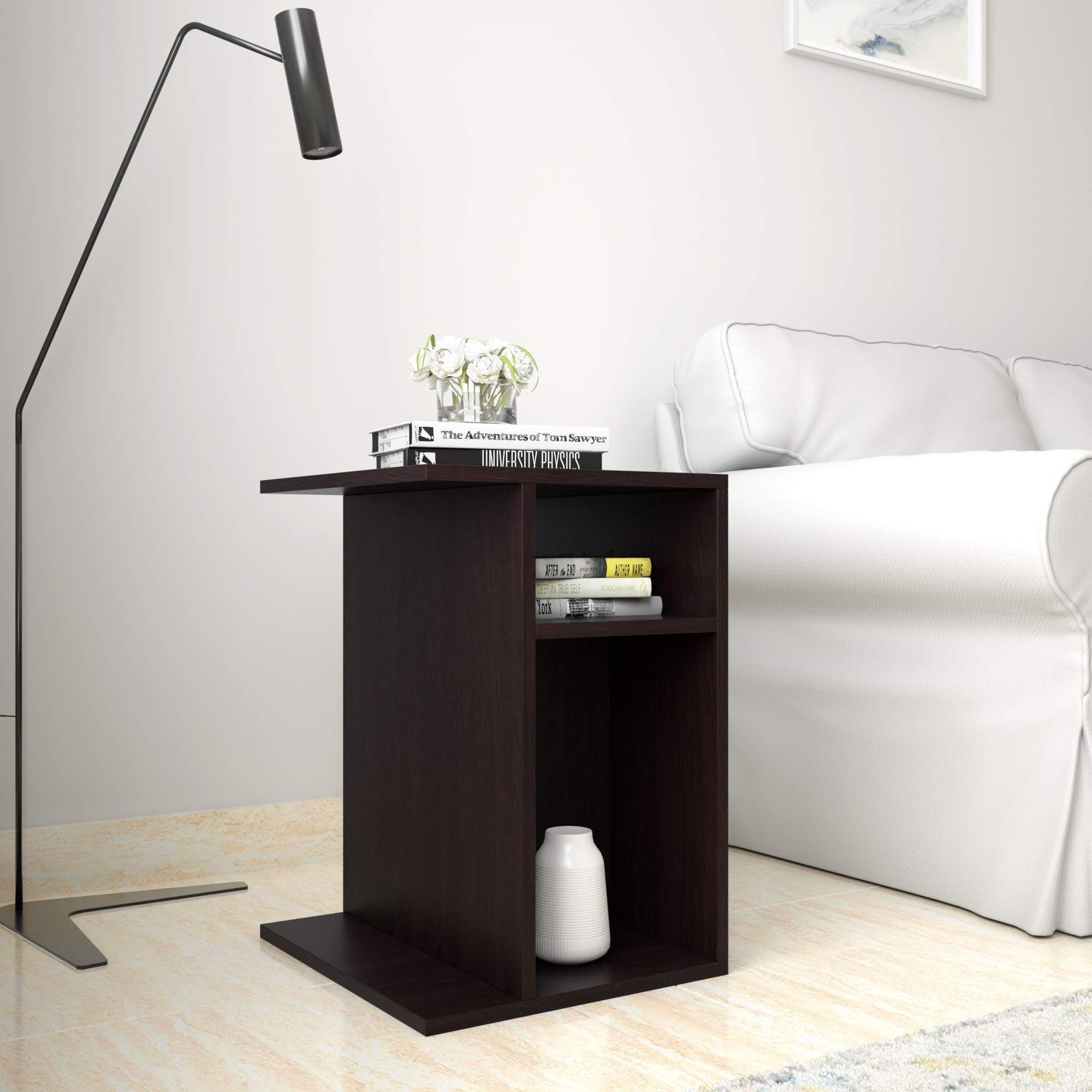 Amazon Brand - Solimo Hazel Engineered Wood Laptop/Side Table (Wenge) (B08HTZYF76) Amazon Price History, Amazon Price Tracker