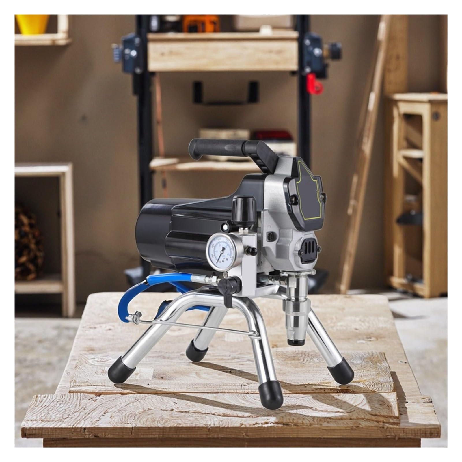 Machine électrique de pulvérisation de peinture sans air - Pistolet de pulvérisation multifonction haute pression pour bricolage revêtement latex