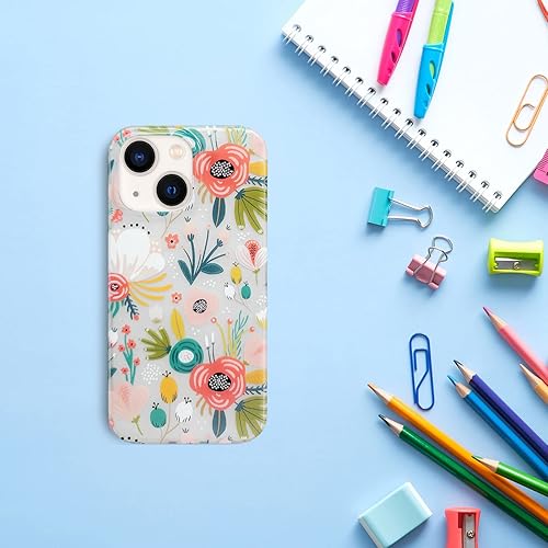 Miniatura 9 de J.west Funda protectora para iPhone 13 de 6.1 pulgadas, estética minimalista moderna, acuarela, bohemio, delgadas, líneas geométricas, patrón de