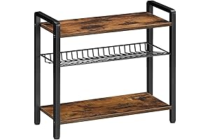 3-Tier Desktop Storage Rack for Kitchen and Workspace