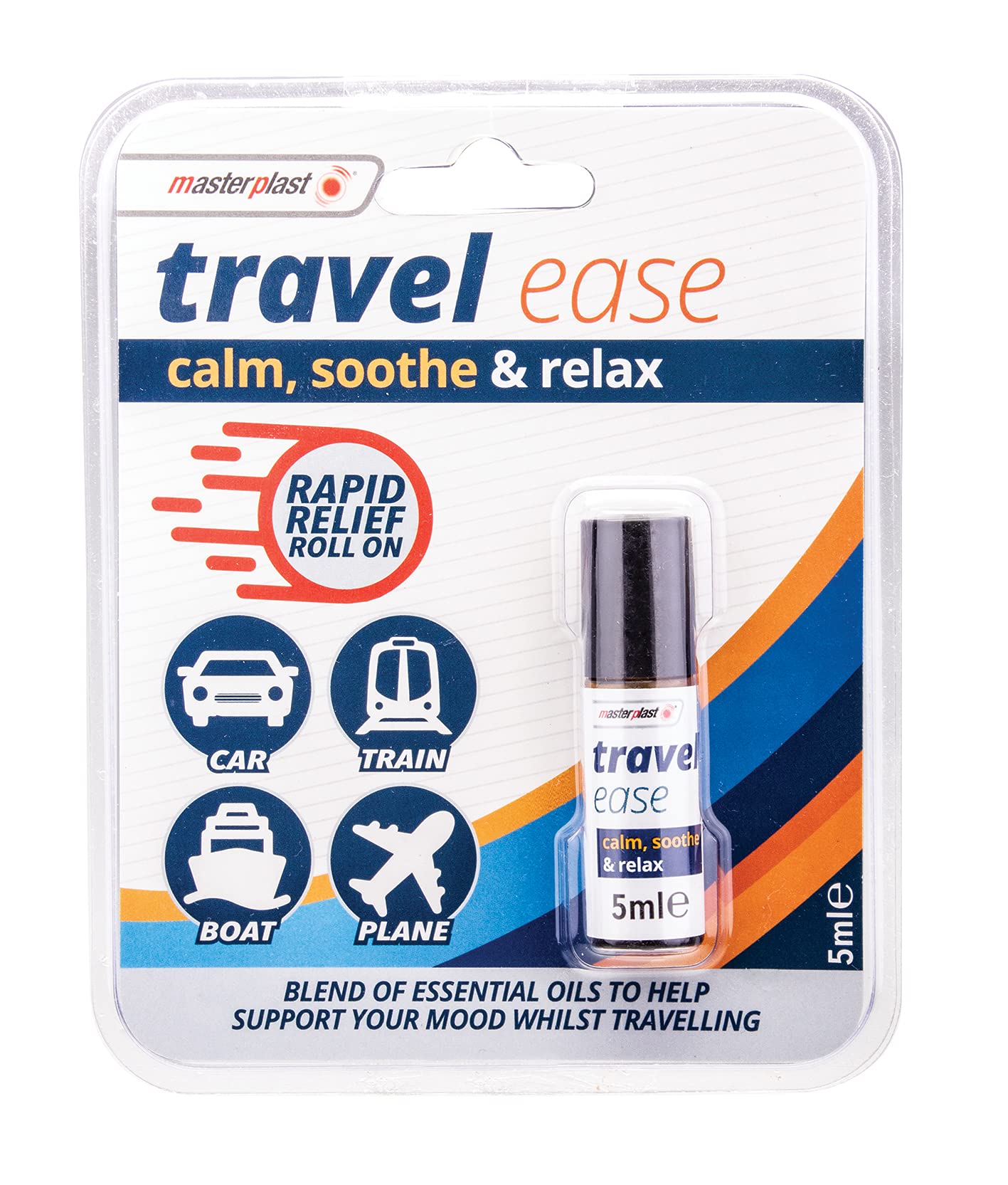Masterplast Travel Ease Rapid Relief Roll On For Motion Travel 5Ml