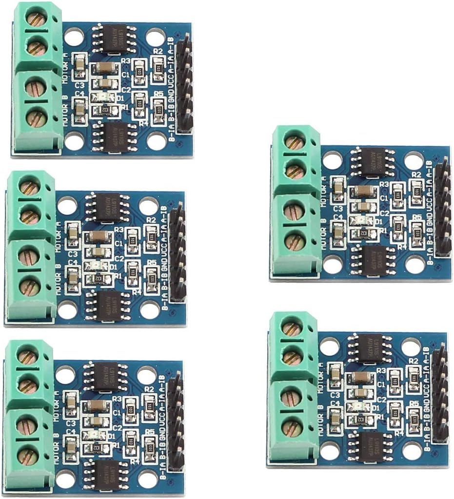 HiLetgo 5pcs L9110S DC Motor Drive Module Stepper Motor Drive Controller Board 2.5-12V H-Bridge Can Drive Dual DC Motor at the Same time or 4 Wire 2 Phase Stepper Motor