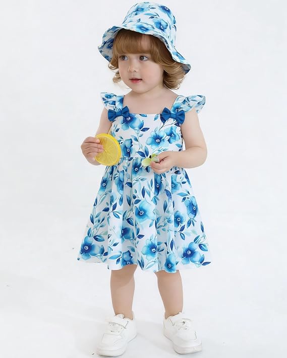 Baby Girl Dress Newborn Girls Summer Boho Dresses Infant Sleeveless Flower Sundress Todddler Baby Clothes