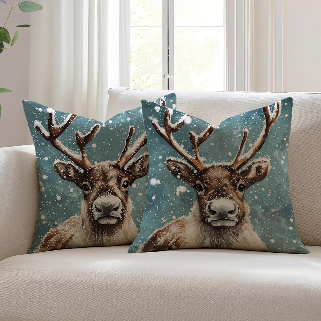 Housses pour coussin de canapé extérieur en lin déperlant de qualité supérieure