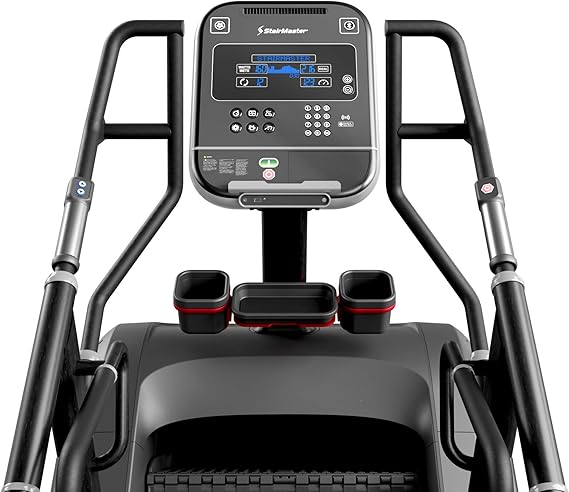 StairMaster 10 Series 10G Gauntlet مع شاشة LCD - مكبس الدرج مع اتصال Bluetooth ومنافذ USB ، تمارين السائر ومعدات القلب للألعاب الرياضية والتمارين المنزلية