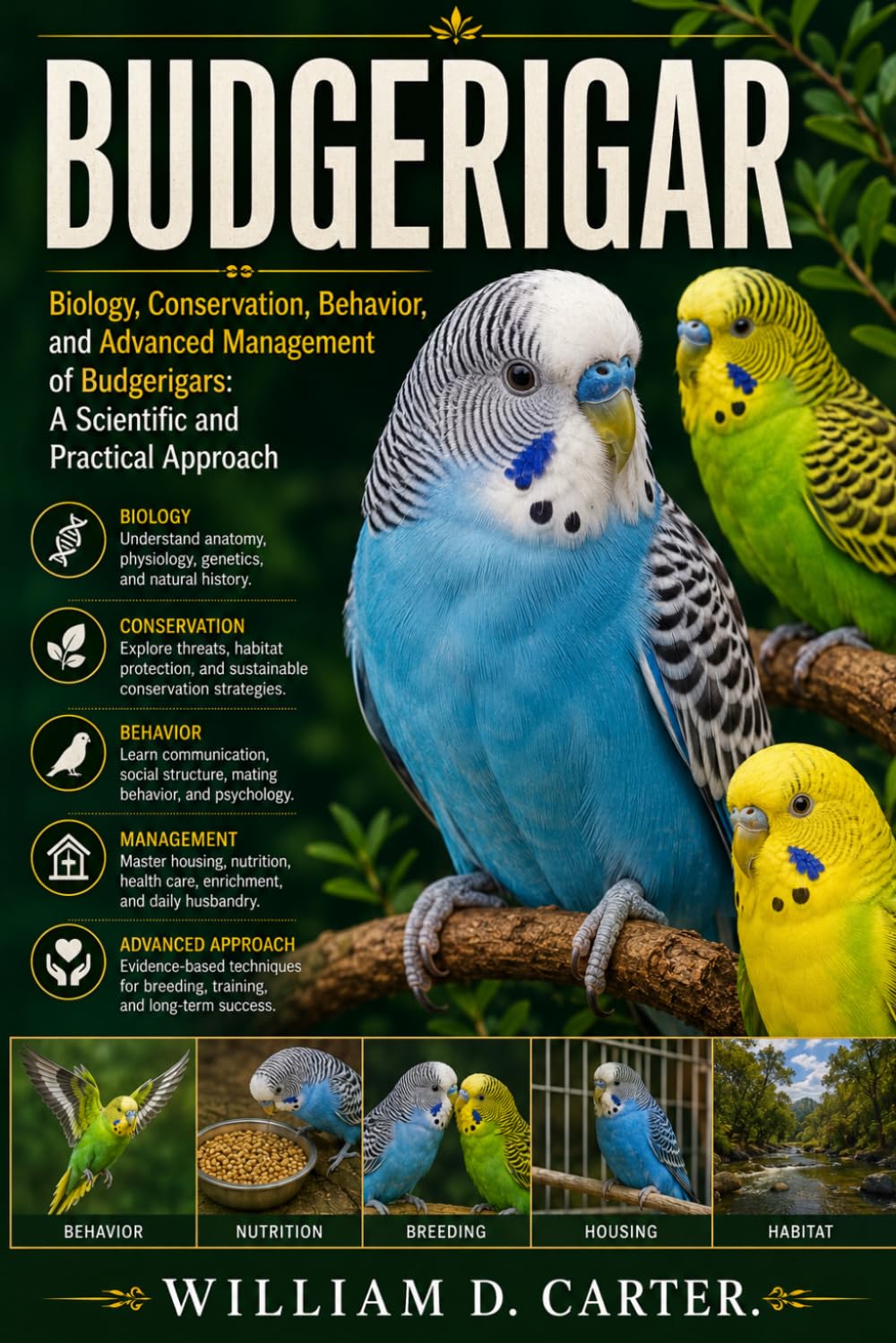 BUDGERIGAR: Biology, Conservation, Behavior, and Advanced Management of Budgerigars: A Scientific and Practical Approach