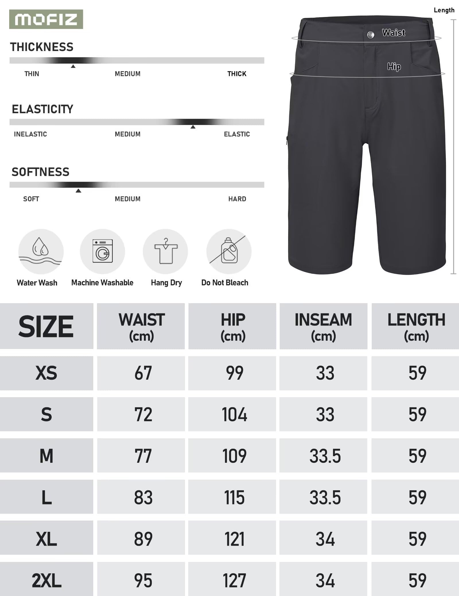 MoFiz Pantalones Cortos Cargo para Mujer Verano Ligeros Cintura Alta Trekking Corto Bermudas Shorts con Bolsillo Cremallera