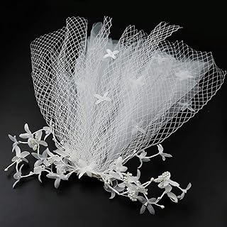 Zidao Sposa da Essere Sash Hen Do Accessori Velo da Sposa con Il Pettine Bianco