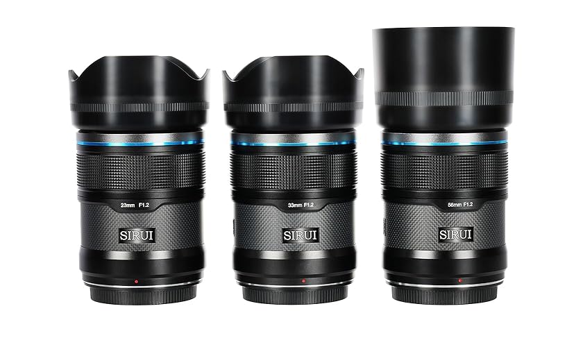 Sirui Sniper f/1.2 Autofocus 3-Lens Kit (E Mount, Black)