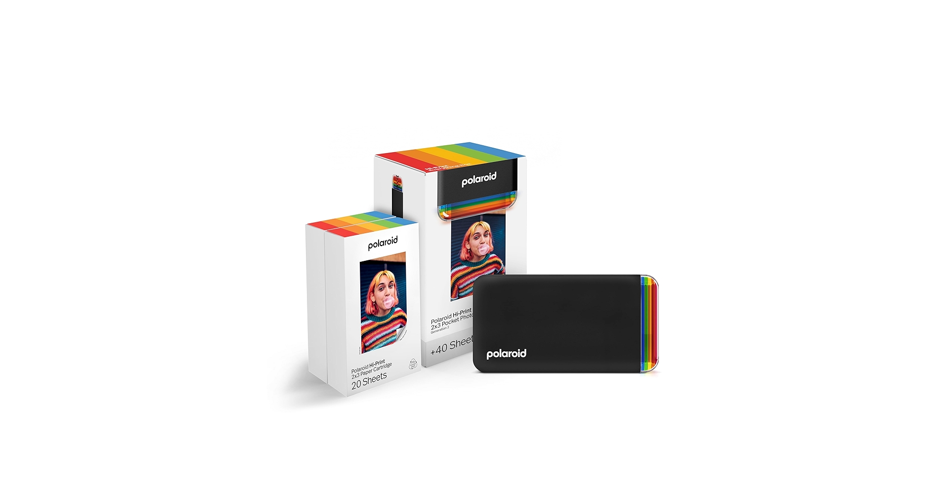 Amazon.com: Polaroid Hi-Print + Paper Bundle- 2nd Generation
