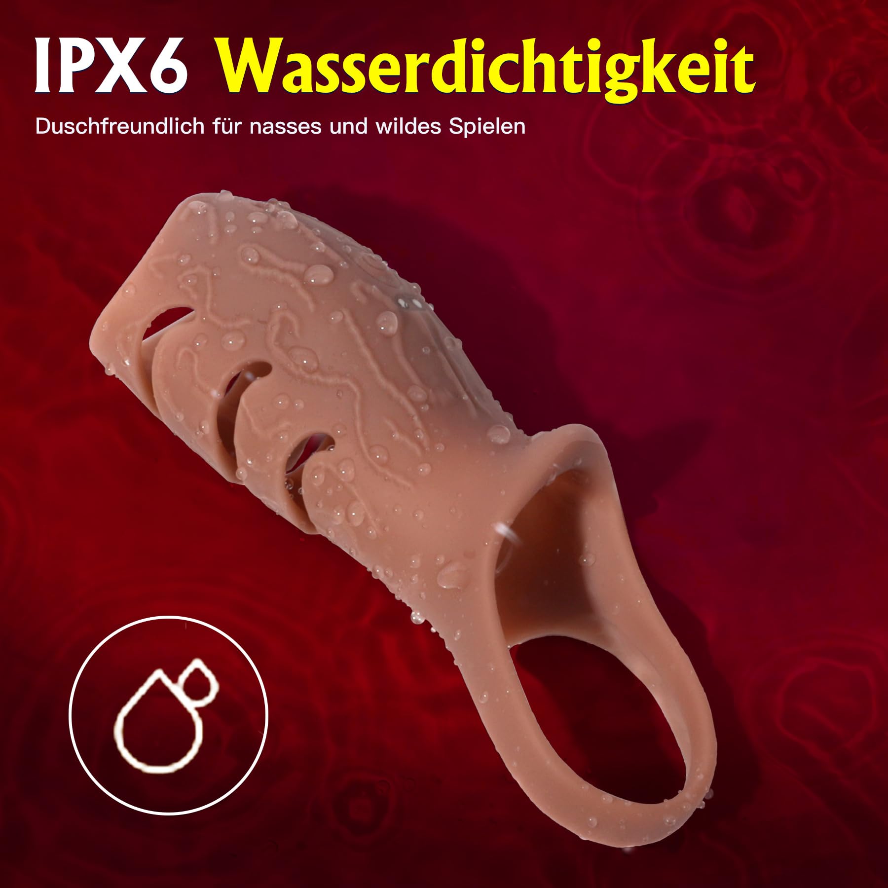 Anello Vibrante Sexytoysys Uomo Coppia - Anello Vibrante Per Lei E Lui Giochi Sessuali con APP, 10X Vibratore Anello Pene Lui, Vibratore Per Uomo Sexy Toys