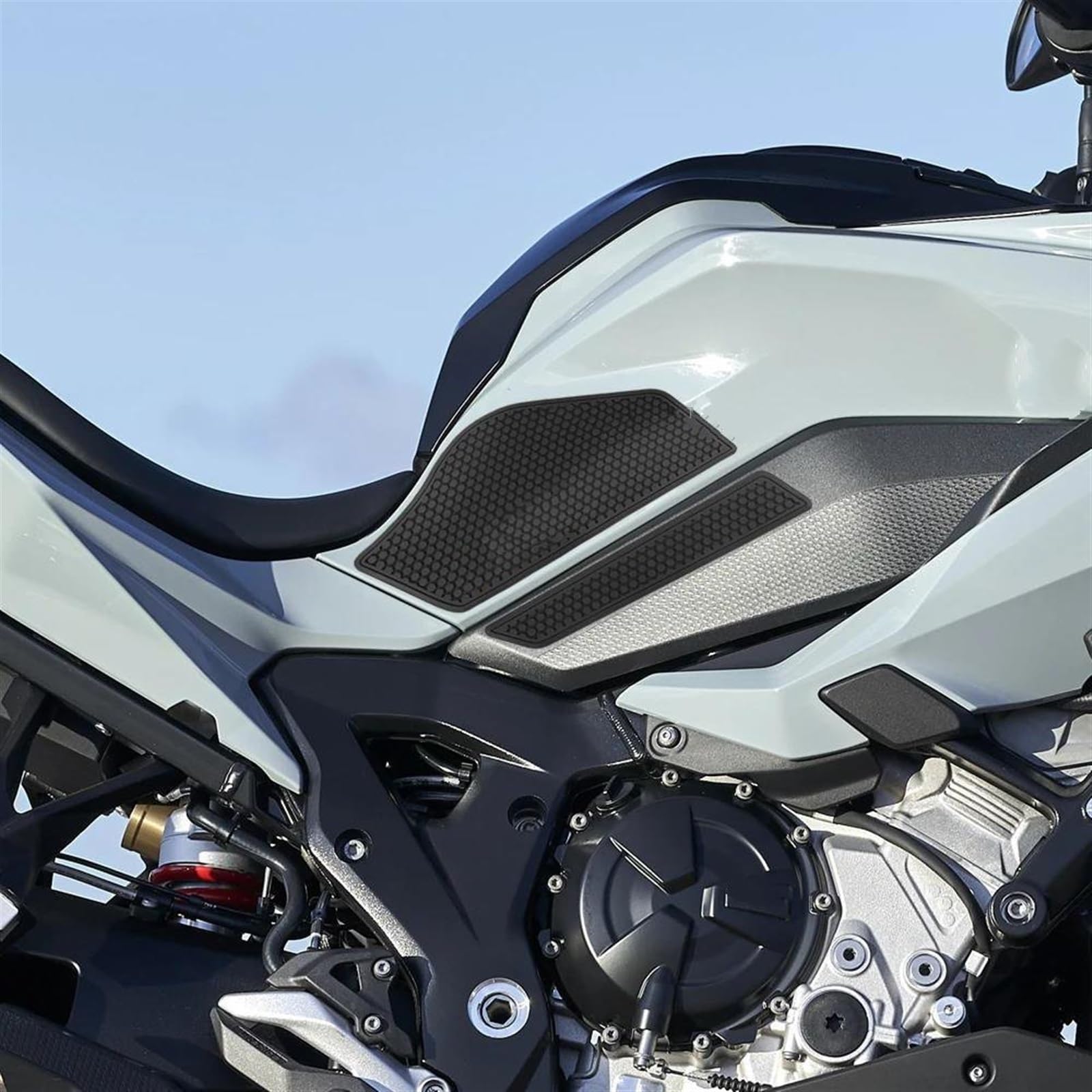 Protector Depósito Almohadilla tanque combustible lateral para motocicleta, pegatinas protectoras, almohadilla tracción para agarre rodilla, para BMW S1000XR 2020 Protector Depósito Tanque Moto