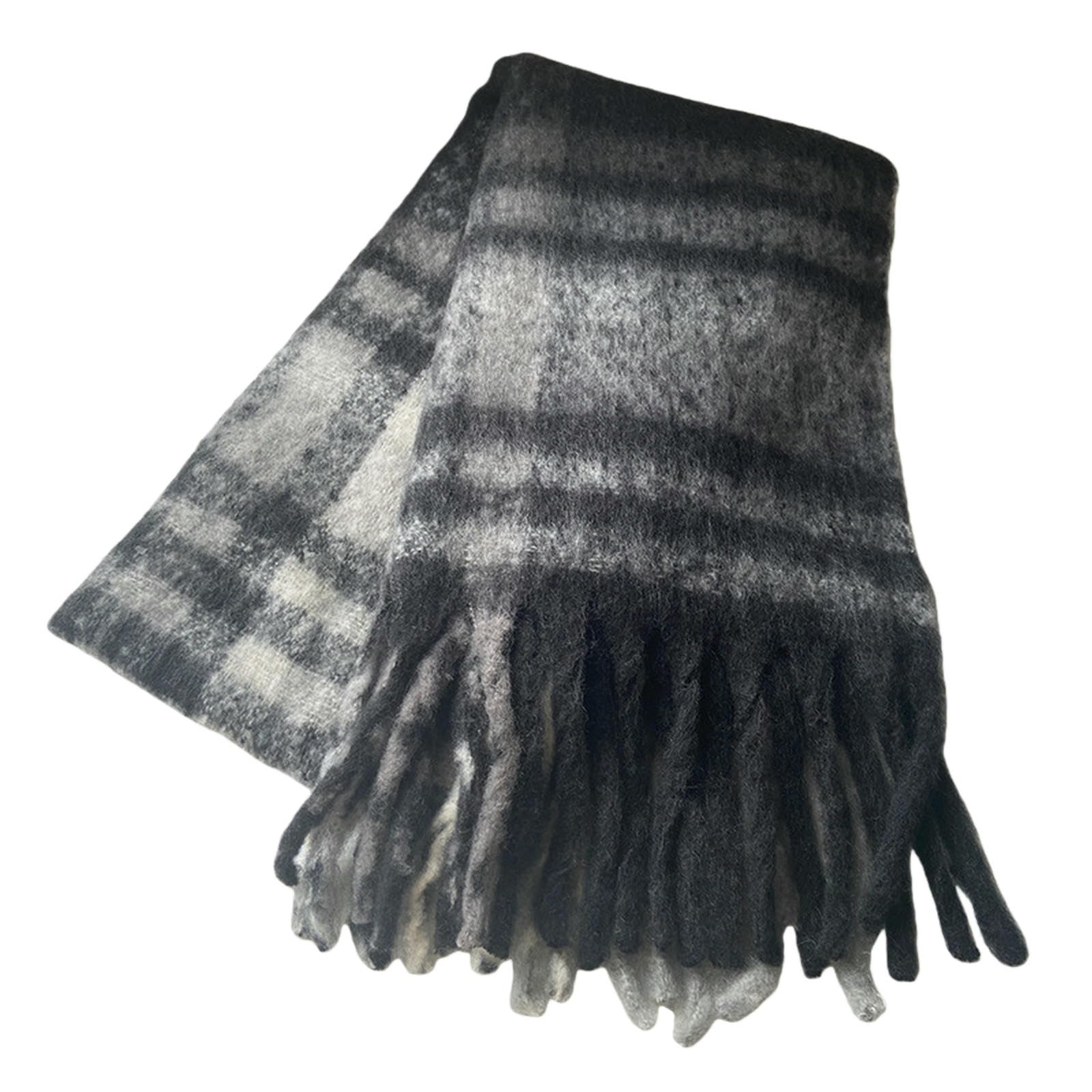 Foulard Donna Scaldacollo Invernale Classico Da Con Sciarpa Scozzese Retrò Calda
