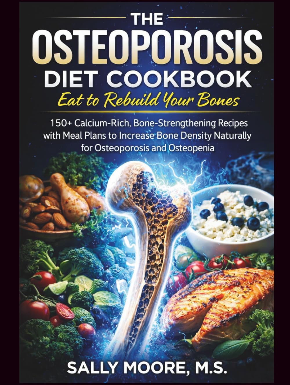 The Osteoporosis Diet Cookbook: Eat to Rebuild Your Bones: 150+ Calcium-Rich, Bone-Strengthening Recipes with Meal Plans to Increase Bone Density Naturally for Osteoporosis and Osteopenia