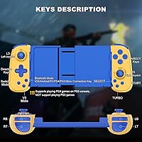 Vista 7 de arVin Wireless Game Controller for iPhone 1515 Plus15 Pro15 Pro Max141312iPadAndroidSamsung Galaxy 232221TabletSwitchPS4PC Gamepad with Hall Effect