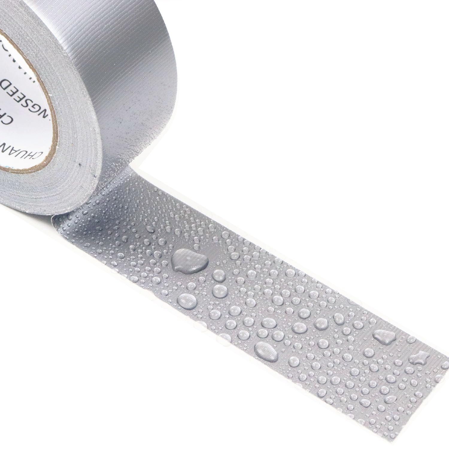 CHUANGSEED 5Rollen Panzertape Silber 27.4m x 50mm –extra stark, panzerband Grau Gewebe-Klebeband Wasserdichtes Reparaturband für innen & außen gewebeverstärktes Reparaturband