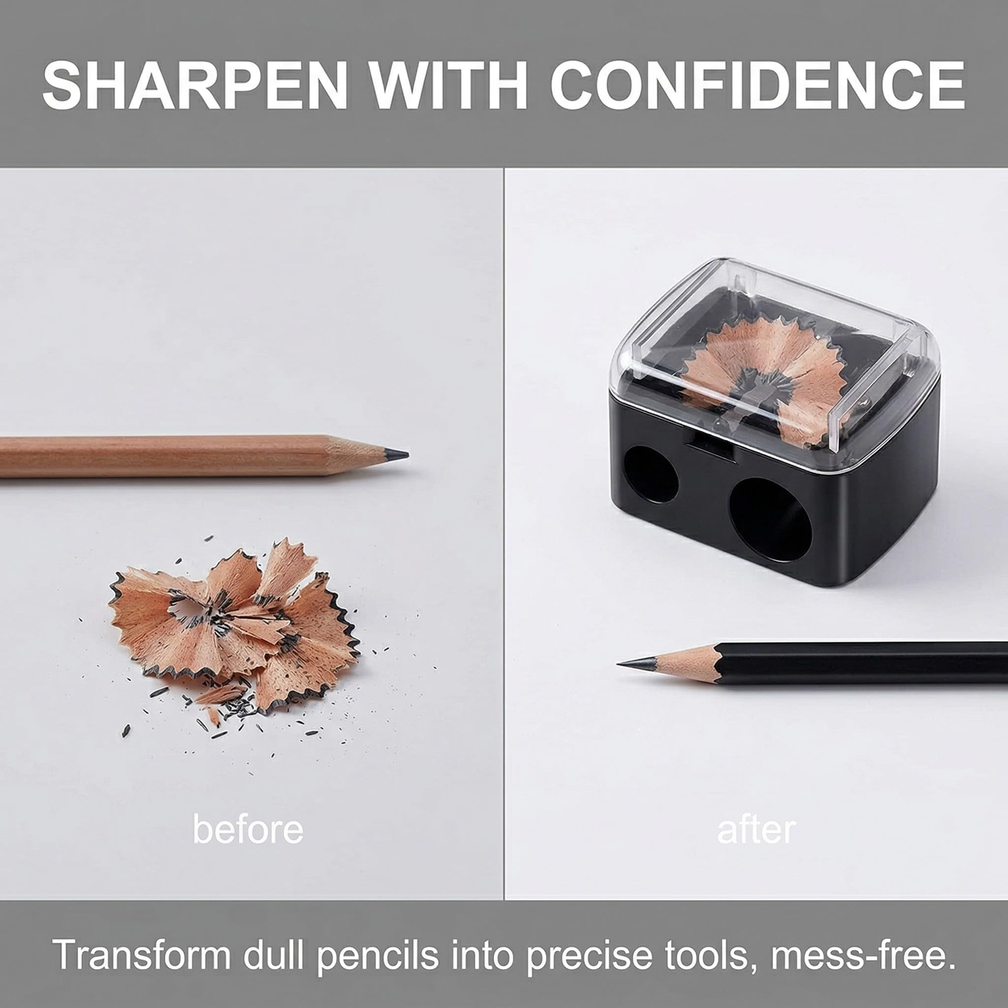 4 Pièces Taille crayon Universel pour Maquillage, Taille-crayon Cosmétique pour Crayons à Sourcils, Eyeliner, Lames de Précision, Pratique pour Voyage